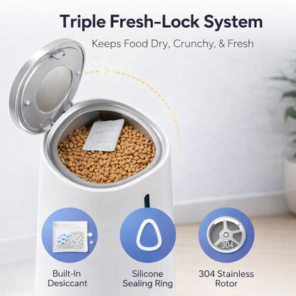 SINGLE BOWL CAT FEEDER WITH APP CONTROL