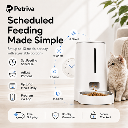 SINGLE BOWL CAT FEEDER WITH APP CONTROL