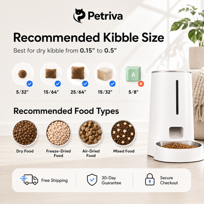 SINGLE BOWL CAT FEEDER WITH APP CONTROL